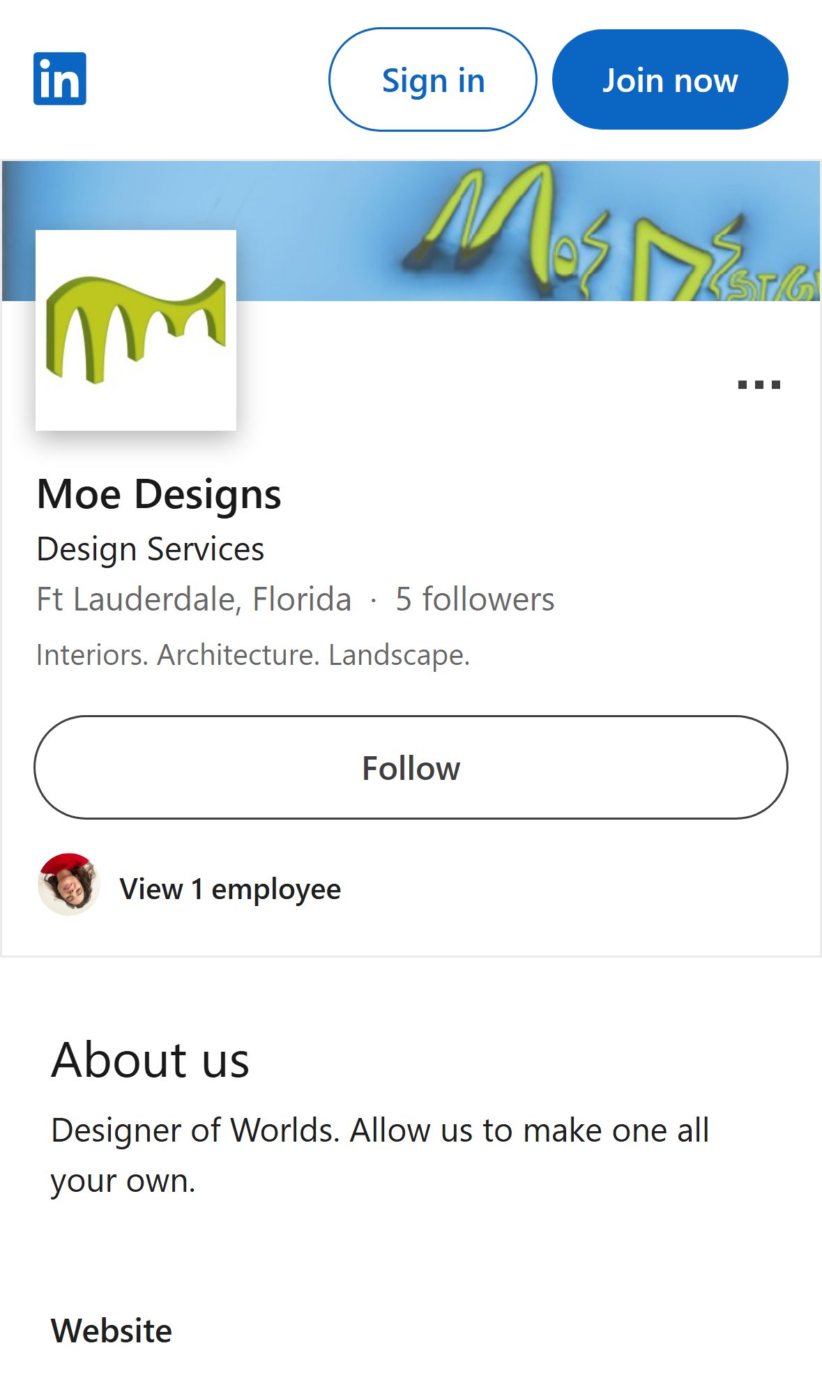 Moe Designs on LinkedIn